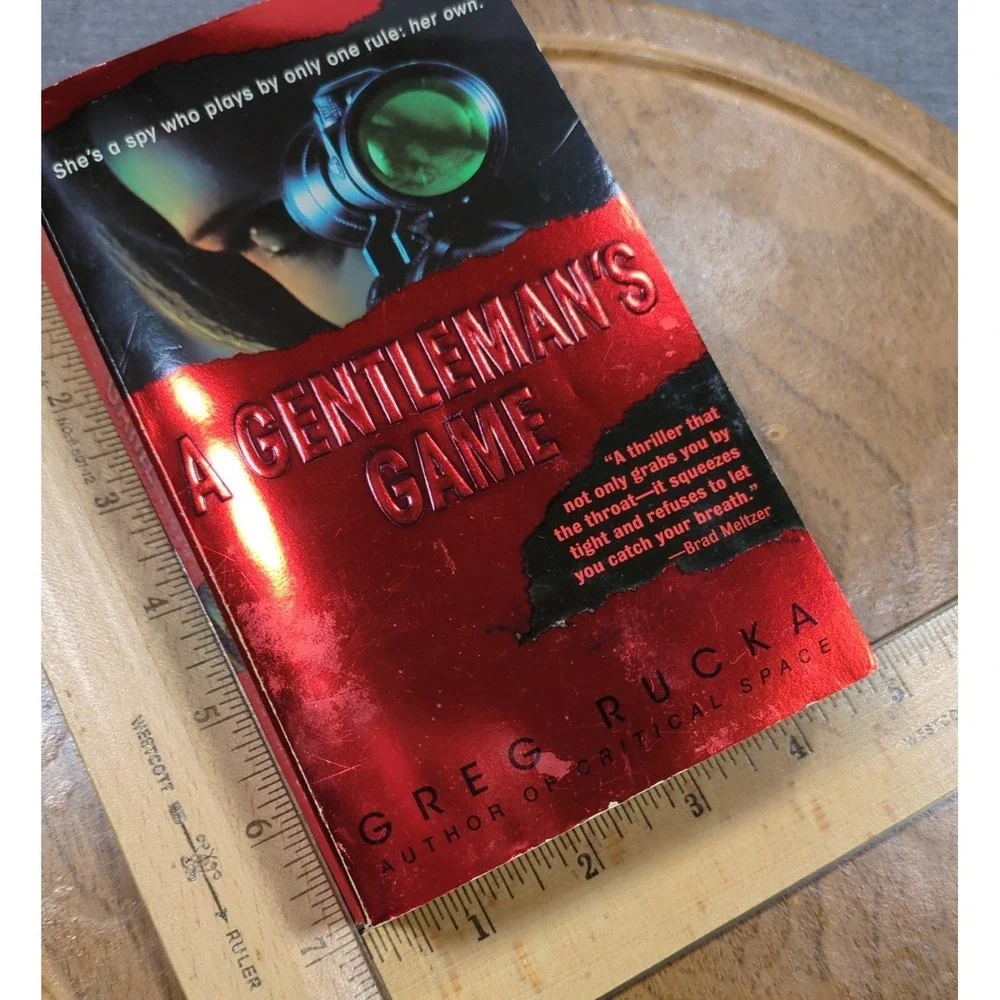 2005 Greg Rucka A‎ Gentleman's Game: A Queen & Country Novel VTG Bantam Books PB